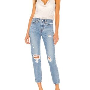 LEVI'S Wedgie‎ Icon Fit In Authentically Yours 100% cotton premium denim size 32